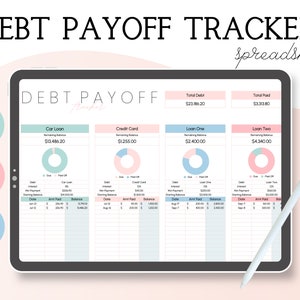Debt Payoff Tracker: Budget Spreadsheet (Google Sheets)