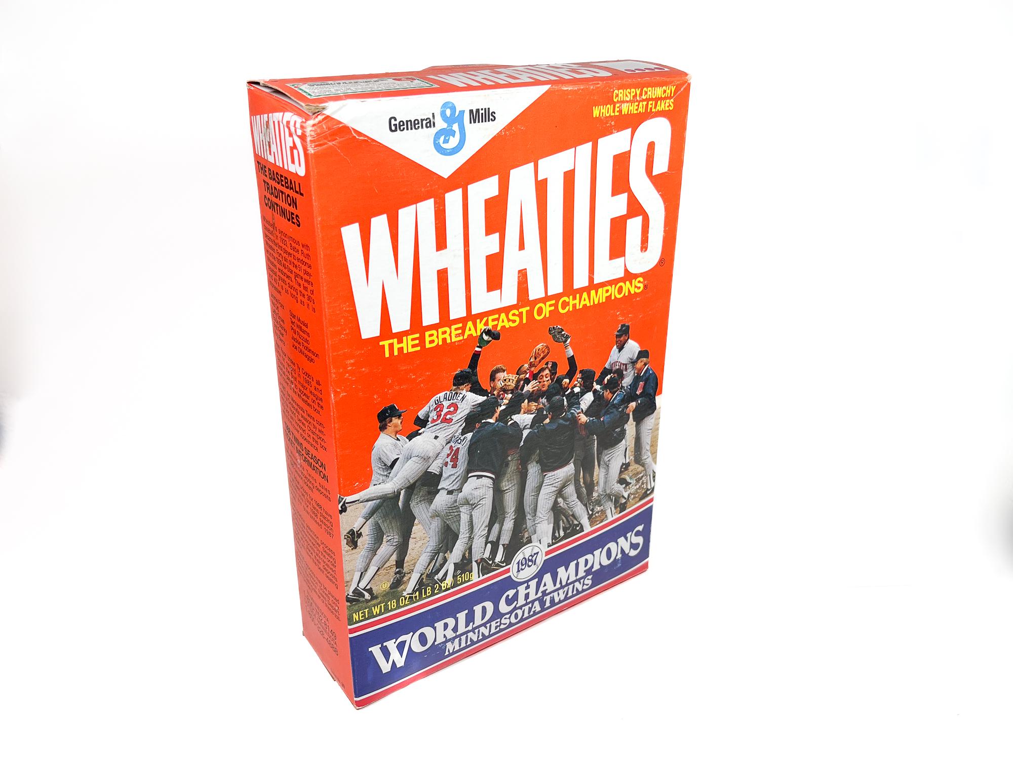 1987 Minnesota Twins Wheaties Box – World Series Champions
