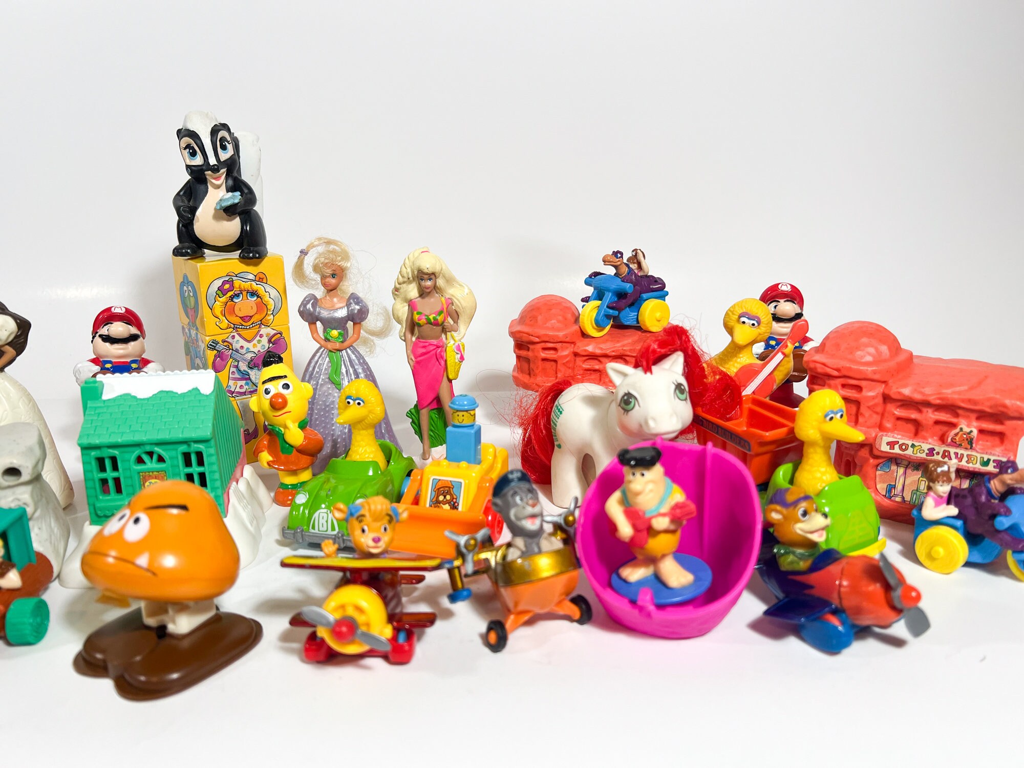 Lot Of Assorted 90s Fast Food Toys Mcdonalds Happy Meal Burger King 