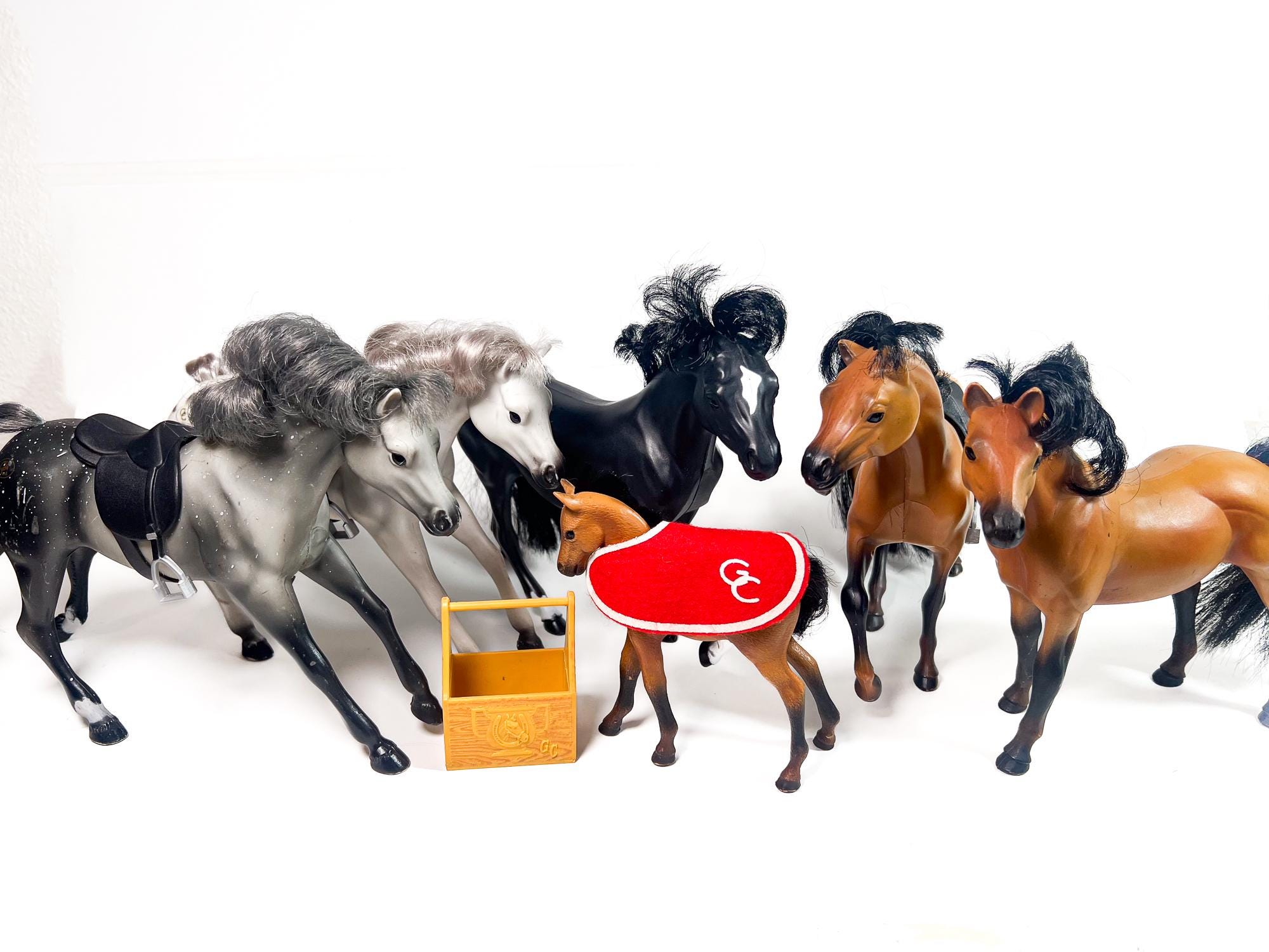 新年SALE【超希少】90s A.P.C. horse lether フランス製 Vintage 90s GC Grand Champion Horses - Hard Plastic 7
