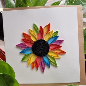 Quilling greeting card - PROUD