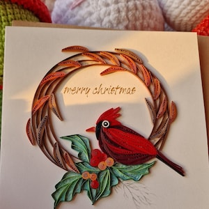 Buon Natale biglietto quilling