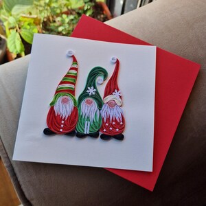Wenskaart - Proficiat met je verjaardag - bedankt - felicitatie - wenskaarten - kerstkabouter - rood