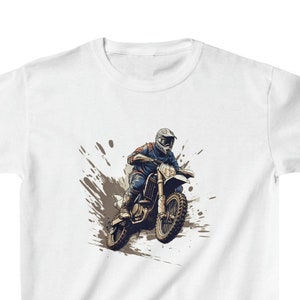 Child&#39;s Motocross Adventure Tee - Off-Road Fun Shirt, dirt biker, Kids, motocross, off-road adventure, Play Cloths, explorer, Outdoor Gifts