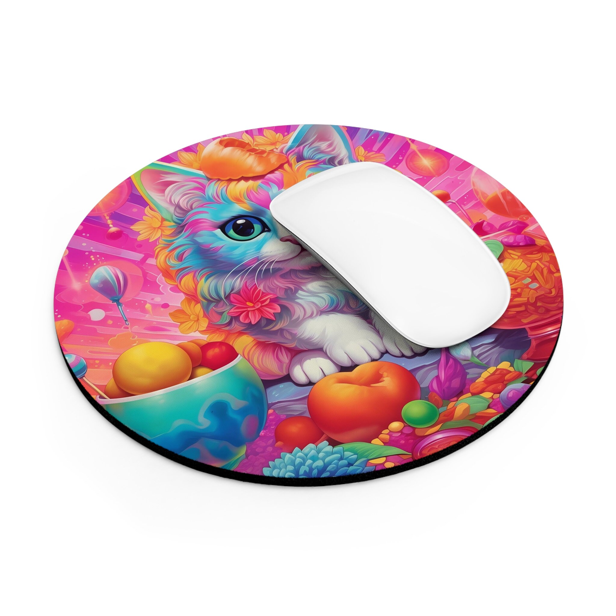 Retro 90's Cat Mouse Pad Time Warp Essentials Retro 90sinspired