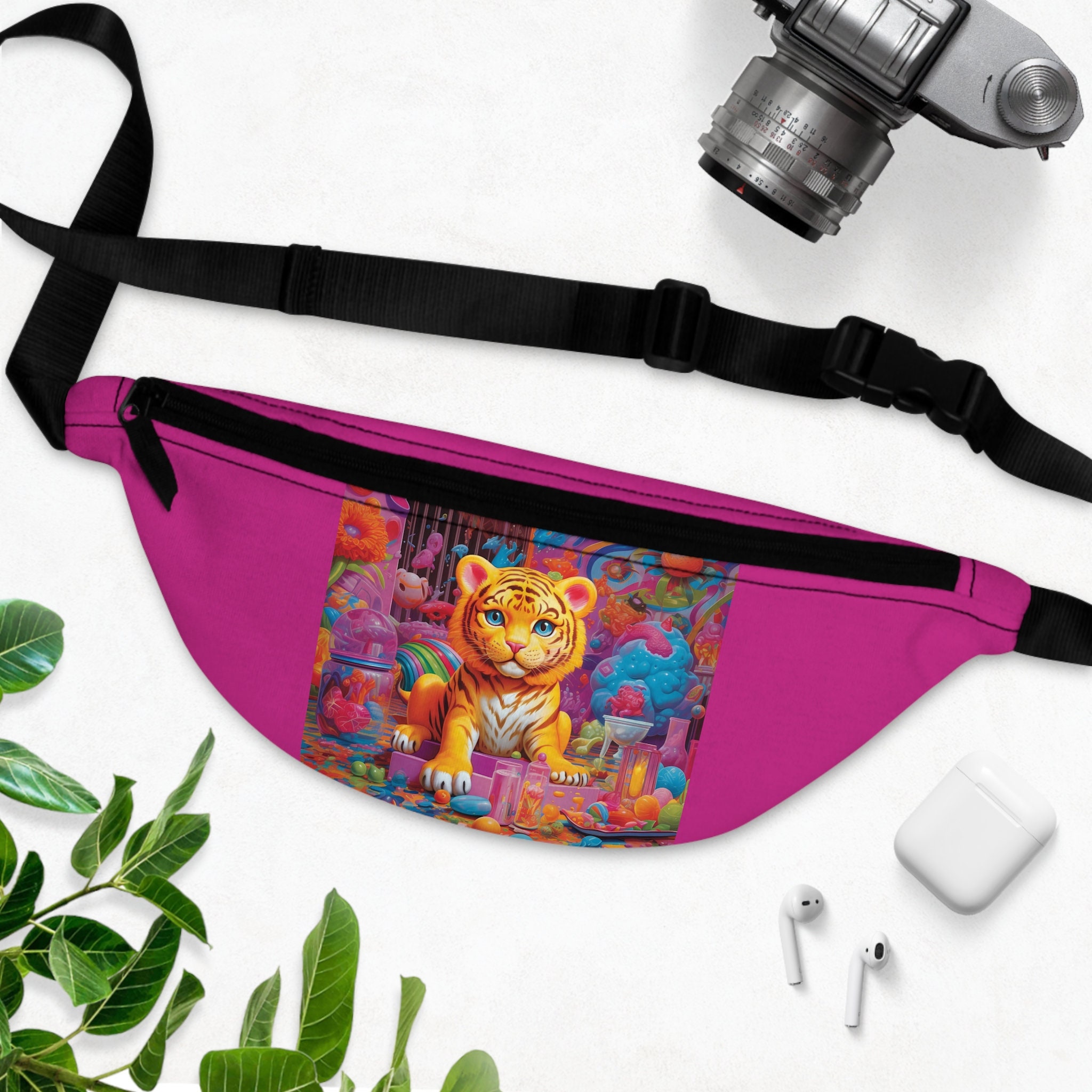 90's Tiger Fanny Pack Gift 90s Nostalgia on the Go: Retro Fanny Pack Carry  Style With a Throwback Twist 