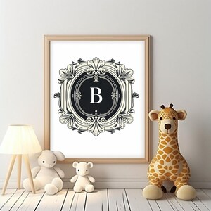 Monogram SVG B, Personalized Initial Design, Premade Wedding Monogram ...