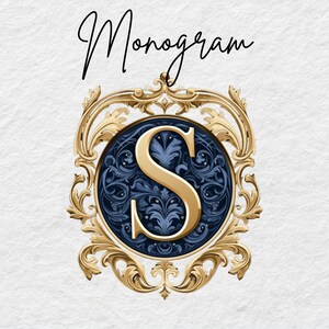 Monograma SVG Letra S, Descarga instantánea, SVG y PNG de alta calidad para uso comercial