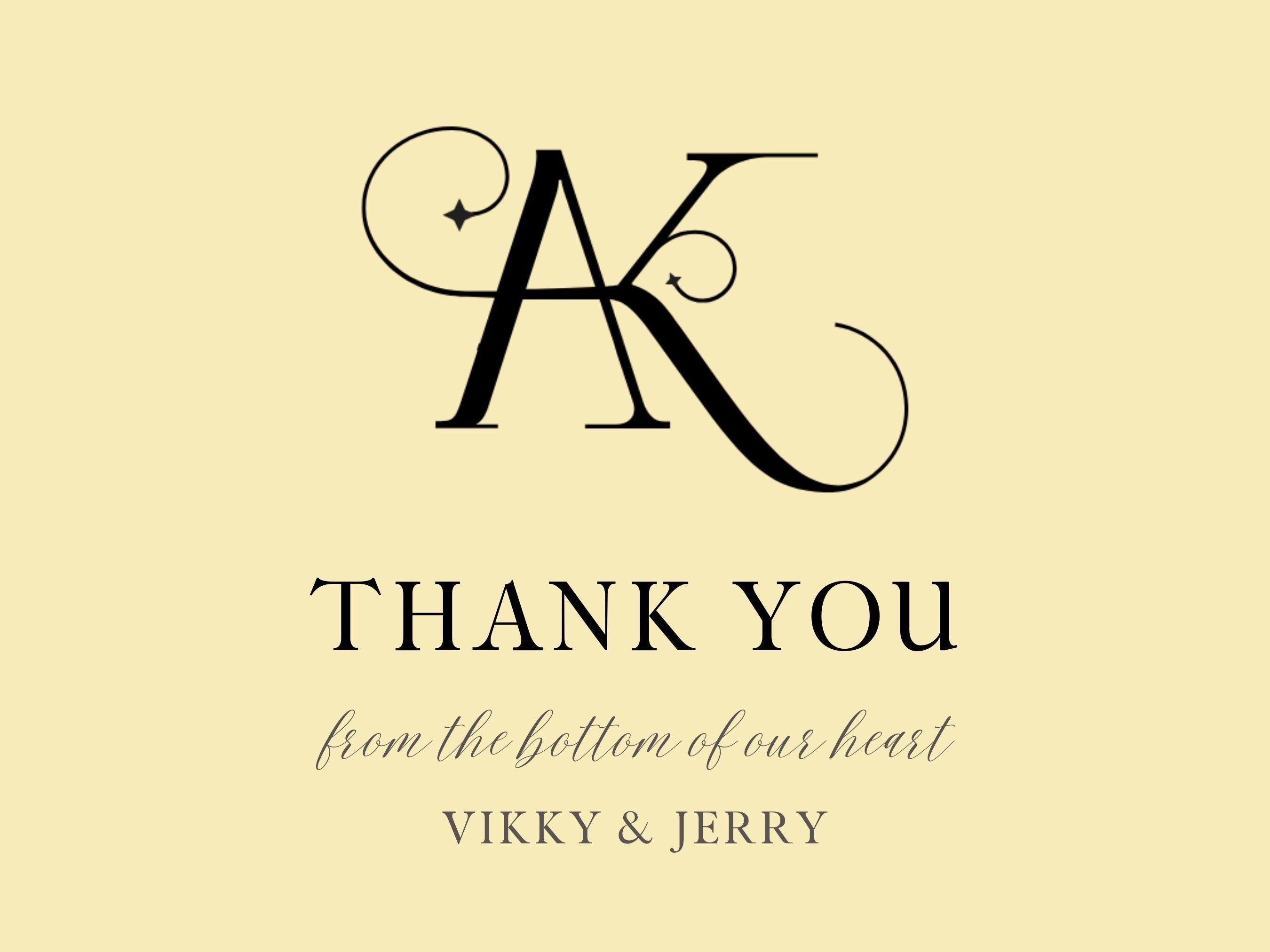 Monogram AK Digital Download, Custom Monogram Art With AK Initials for ...
