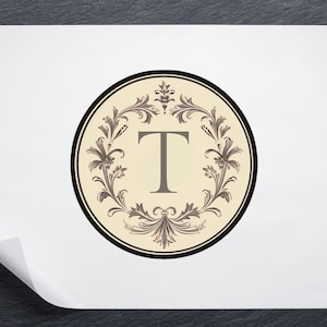 Monograma SVG Letra T - Perfeito para presentes personalizados, projetos de artesanato e personalização