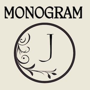 Monogram Letter J digitale SVG, monogram ontwerp downloaden, monogram clipart, DIY monogram cadeau, gepersonaliseerde eerste kunst