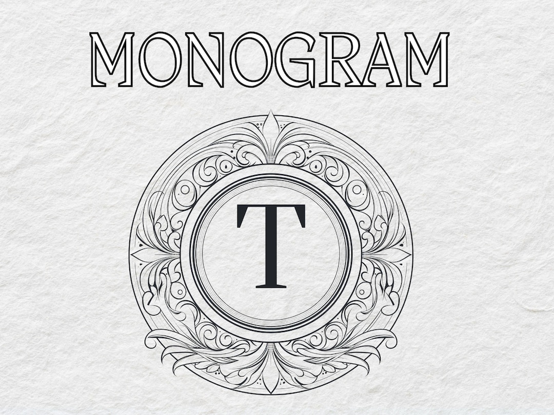T Monogram Design T Monogram Letter Digital SVG, Monogram Design Download, Monogram T ...