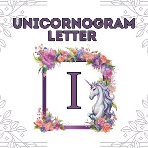 Monograma SVG Letra I, Descarga instantánea, SVG & PNG de alta calidad, Uso comercial