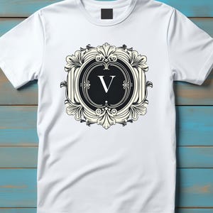 Digital Monogram Letter V Digital SVG, Monogram Design Download ...