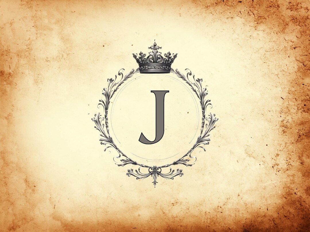 Monogram Letter J Digital SVG, Monogram Design Download, Monogram ...
