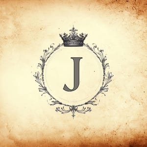 Monogram Letter J digitale SVG, monogram ontwerp downloaden, monogram clipart, DIY monogram cadeau, gepersonaliseerde eerste kunst