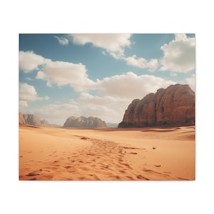 Leinwand Galerie Wraps, Ehrfürchtig Wadi Rum