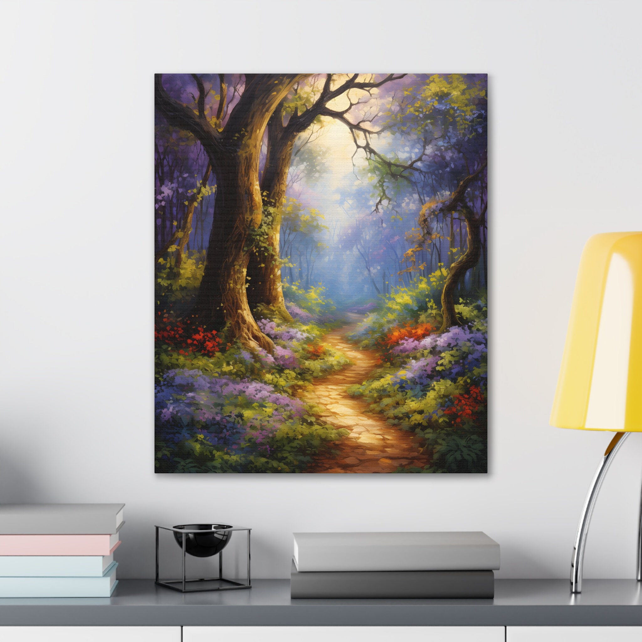 Canvas Gallery Wraps, Enchanted Forest Path: Ultra Realistic Canvas ...