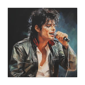 Canvas Gallery Wraps, The King of Pop: MJ&#39;