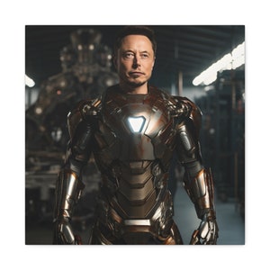 Canvas Gallery Wraps, Iron Musk