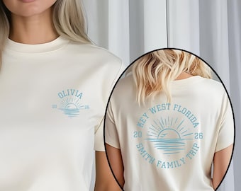 Personalized Family Beach Vacation Shirt, Family Matching Trip
