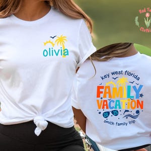 Personalized Family Beach Vacation Shirt, Family Name, Family Beach Trip Shirt, Family Matching Shirts, Customized Family Trip T Shirt