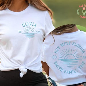 Personalized Family Beach Vacation Shirt, Family Name, Family Beach Trip, Family Matching Shirts, Customized Family Trip T Shirt