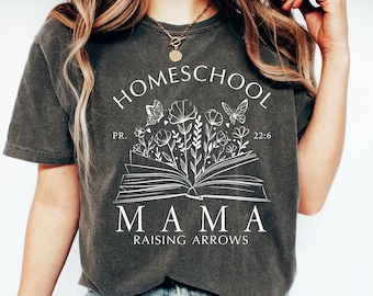 Comfort Colors® Homeschool Mama Shirt, Homeschool Mom Shirt, Home School Teacher Gift, Homeschool Mama Tee, Homeschool Life, Homeschool Mom