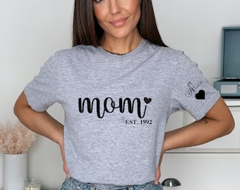 Mom Est Shirt: Personalized Mother's Day Gift Tee
