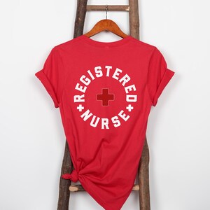 Registered Nurse Shirt, RN T-Shirt, Nurse Tee, Leopard RN Shirt, Nurse Week Shirt, Funny Nursing Shirt, Registered Nurse T-Thirt image 8