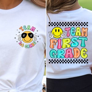 First Grade Team Shirt, First Grade Shirt, Back To School Shirt, First Day Of School Shirt, First Grade Teacher Shirt, Kindergarten Shirt