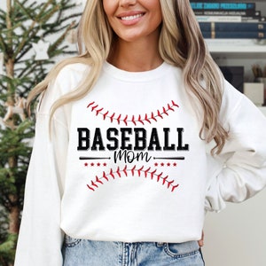 Baseball Mom Sweatshirt, Baseball Mom Shirt, Baseball Hoodie For Women, Sports Mom Shirt, Mothers Day Gift, Family Baseball Shirt