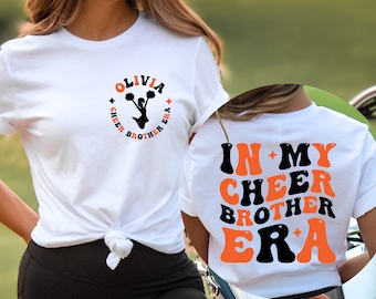 In My Cheer Brother Era, Boys Shirt, Cheer Leader Shirt, Toddler Cheer Shirt, Competition Shirt, Dance Era Shirt