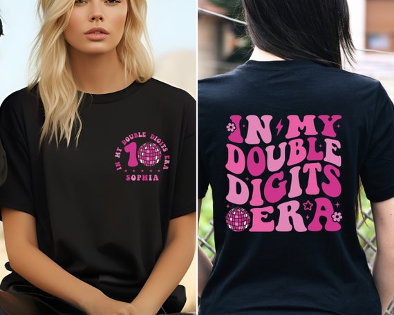 10 Years Old 10th Birthday Girl 10 Double Digits Gift Shirt 10 Years Old 10th Birthday Girl 10 Double Digits Gift Shirt