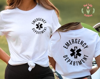 Emergency Department Shirt, ER T Shirt, ED Nurse Emergency Medicine ED Rn Registered Nurse Emergency Room Er Tech Shirt, Er Nurse Gift