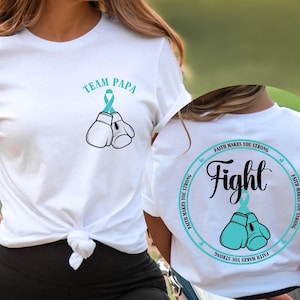 Ovarian Cancer Awareness Shirt, Support Gift, Cancer Survivor Graphic Tees, Cancer Warrior Clothing, Ovarian Cancer Gifts, Gifts for Mom