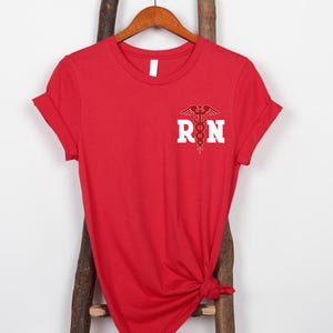Registered Nurse Shirt, RN T-Shirt, Nurse Tee, Leopard RN Shirt, Nurse Week Shirt, Funny Nursing Shirt, Registered Nurse T-Thirt image 7