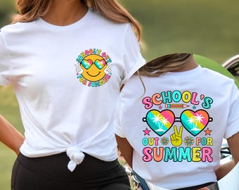 Schools Out For Summer Shirt, Goodbye School, Last Day of School, End Of School Year, Teacher Off Duty, Teacher Mode, Teacher Summer Tee