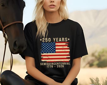 Happy 250th Birthday USA Shirt, America 250 Tee, Patriotic 4th of July