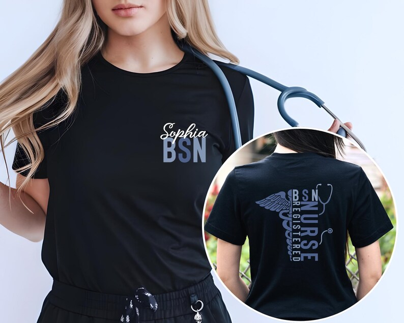 Bsn Loading Personalized BSN RN Nurse Graduation Gift Shirt - Etsy