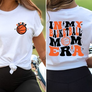 Personalized In My Basketball Mom Era Shirt, In My Mom Era Sweatshirt, Basketball Sweatshirt, Custom Basketball Mom Sweatshirt