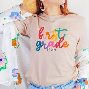 First Grade Team Shirt, First Grade Shirt, Back To School Shirt, First Day Of School Shirt, First Grade Teacher Shirt, Kindergarten Shirt