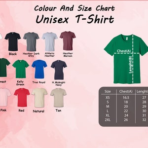 a t - shirt size guide for men and women