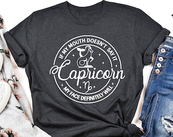 Capricorn Sign Shirt, Astrology Shirt, Aesthetic Shirt, Astrology Gifts, Astrology Shirt, Best Selling Shirts, Gift For Her, Zodiac Shirt