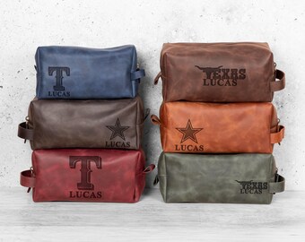 Regalos personalizados de Cowboys Texas Star, neceser de Dallas para hombre, regalo de Cowboys para novio, temporada de rodeo, regalo de Navidad, regalo de 25 cumpleaños