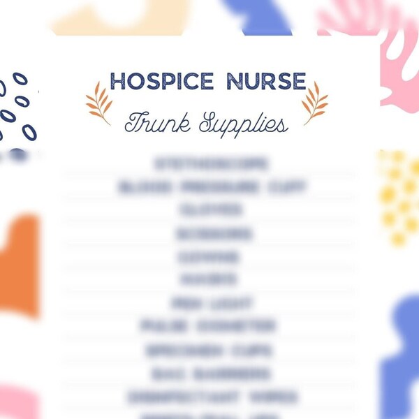 Hospice Nurse Etsy