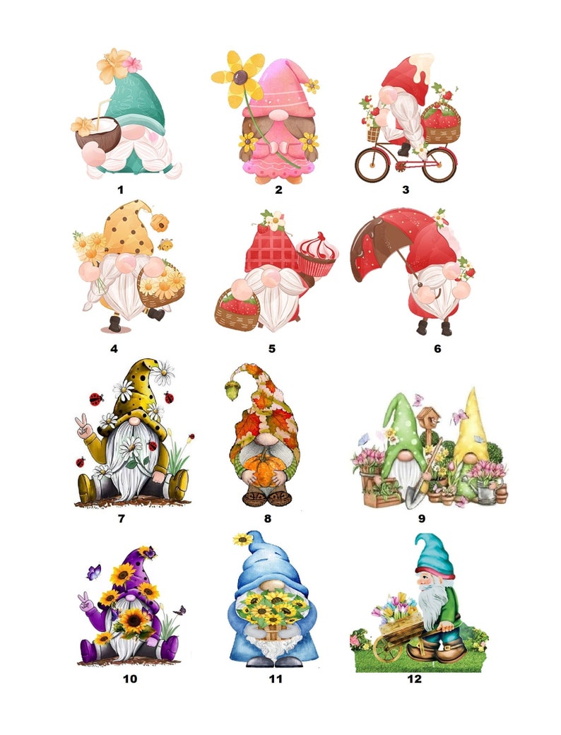 30 Personalized Address Labels Garden Gnomes fa 17 Etsy