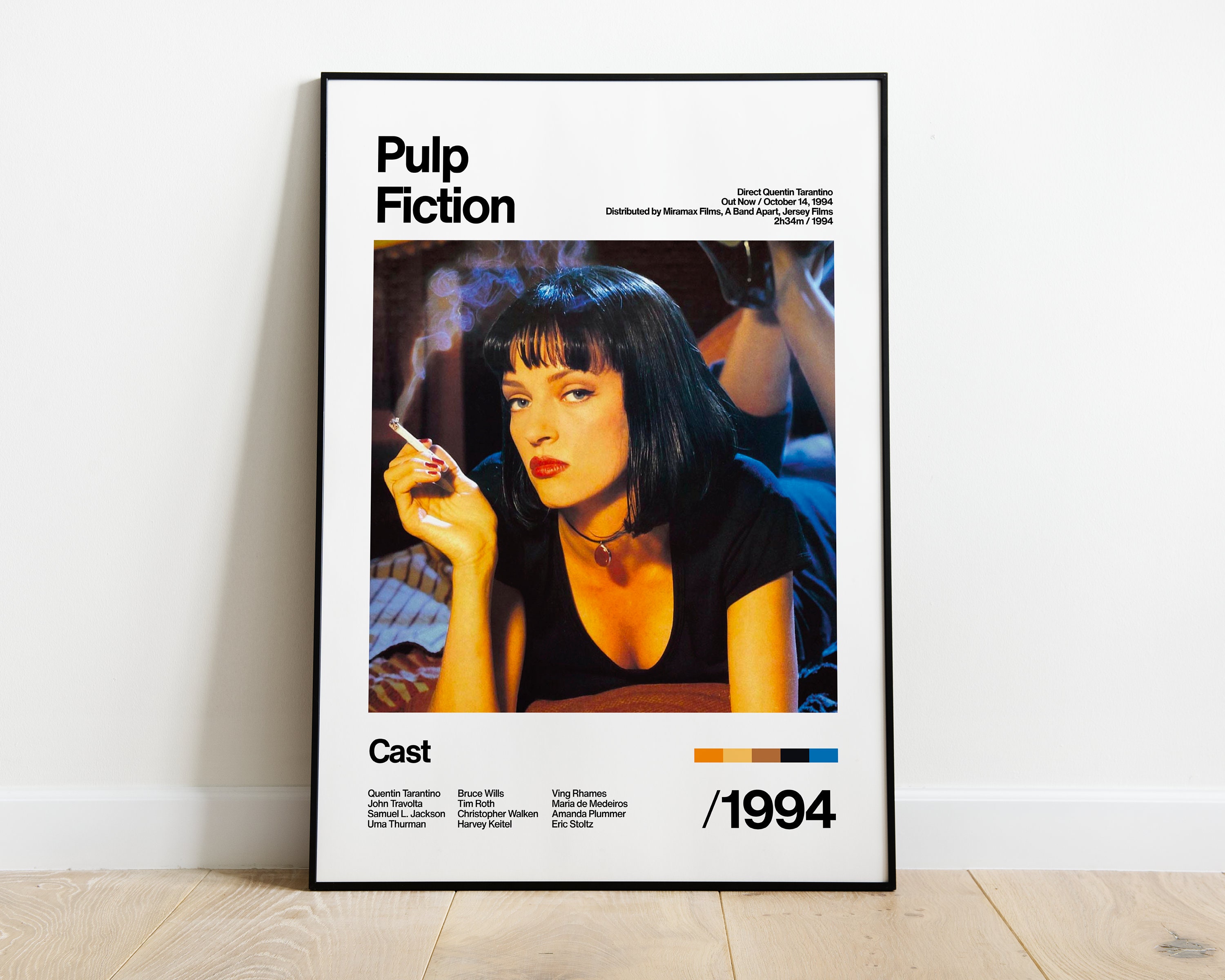 ポスター 90s VINTAGE PULP FICTION ORIGINAL POSTER 当時物】90s PULP FICTION ORIGINAL POSTER Pulp Fiction Film Poster