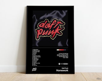 Daft Punk Album Cover Stickers 2x2, 2.5x2.5, 3x3 Individual or