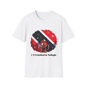 Trinidad Pride Graphic tee | Unisex Softstyle T-Shirt | Trinidad & Tobago | I Love Trinidad and Tobago